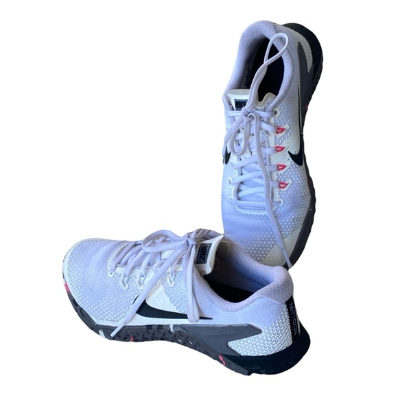 NIKE METCON 4 Trainers Low Top White Lace Up Women’s Size 8 - Picture 10 of 11